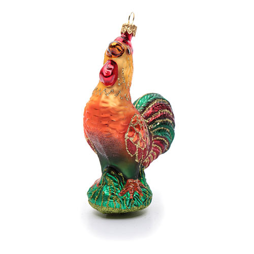 Ornamento Natalizio Drago In Vetro Soffiato - Decorazione Per Albero Di Natale - Foto 4