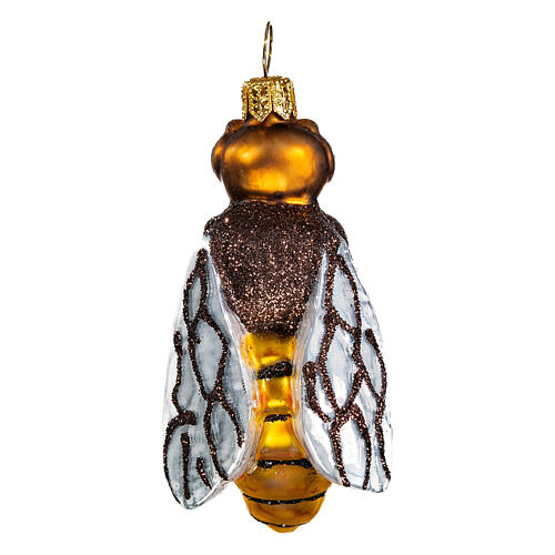 Pszczoła dekoracja szkło dmuchane na choinkę 5