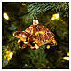 Blown glass Christmas ornament, Galápagos tortoise s2