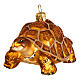 Blown glass Christmas ornament, Galápagos tortoise s3