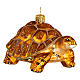 Blown glass Christmas ornament, Galápagos tortoise s4