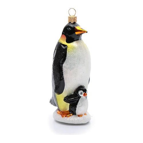 Pingüino emperador  adorno vidrio soplado Árbol de Navidad 4