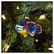 Blown glass Christmas ornament, mandarinfish s2