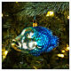 Blown glass Christmas ornament, humphead wrasse s2