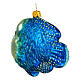 Blown glass Christmas ornament, humphead wrasse s5