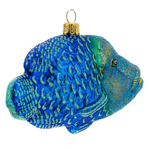 Blown glass Christmas ornament, humphead wrasse | online sales on ...