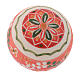 Country style Christmas bauble in terracotta from Deruta 60 mm s2