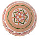 Christmas tree ball in terracotta from Deruta 100 mm antique pink s2
