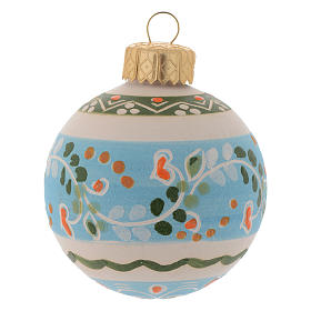 Christmas bauble in terracotta 60 mm