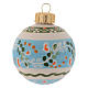 Christmas bauble in terracotta 60 mm s1