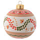 Christmas bauble in terracotta from Deruta 80 mm s1
