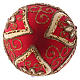 Red and gold Christmas ball 100 mm s3