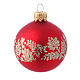 Palline vetro rosse 60 mm scatola 12 pz assortiti s3