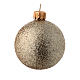 Christmas bauble gold glass 60 mm set of 12 pieces assorted decorations s2