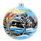 Christmas bauble winter environment 150 mm s1