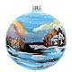 Christmas bauble winter environment 150 mm s4