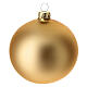 Christmas baubles in shiny and opaque glass, 3 colours 80 mm set of 9 pieces s3