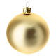 Christmas baubles in shiny and opaque glass, 3 colours 80 mm set of 9 pieces s6