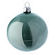 Bolas de Navidad vidrio caja 9 piezas verde agua 80 mm s3