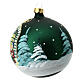 Bola de Navidad muñeco de nieve y niños 100 mm s3