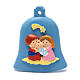 Nativity blue bell decoration 8 cm s1