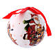 Christmas tree bauble Santa Claus and presents image 75 mm s2