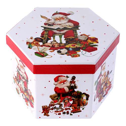 Boule Sapin 75 mm image Père Noël et cadeaux 4