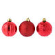 Boules Sapin Noël 60 mm rouges (vendu par 12) s2