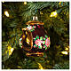 Blown Glass Teapot Christmas Tree Ornament s2