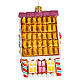 Gingerbread house, Christmas tree decoration in blown glass s4