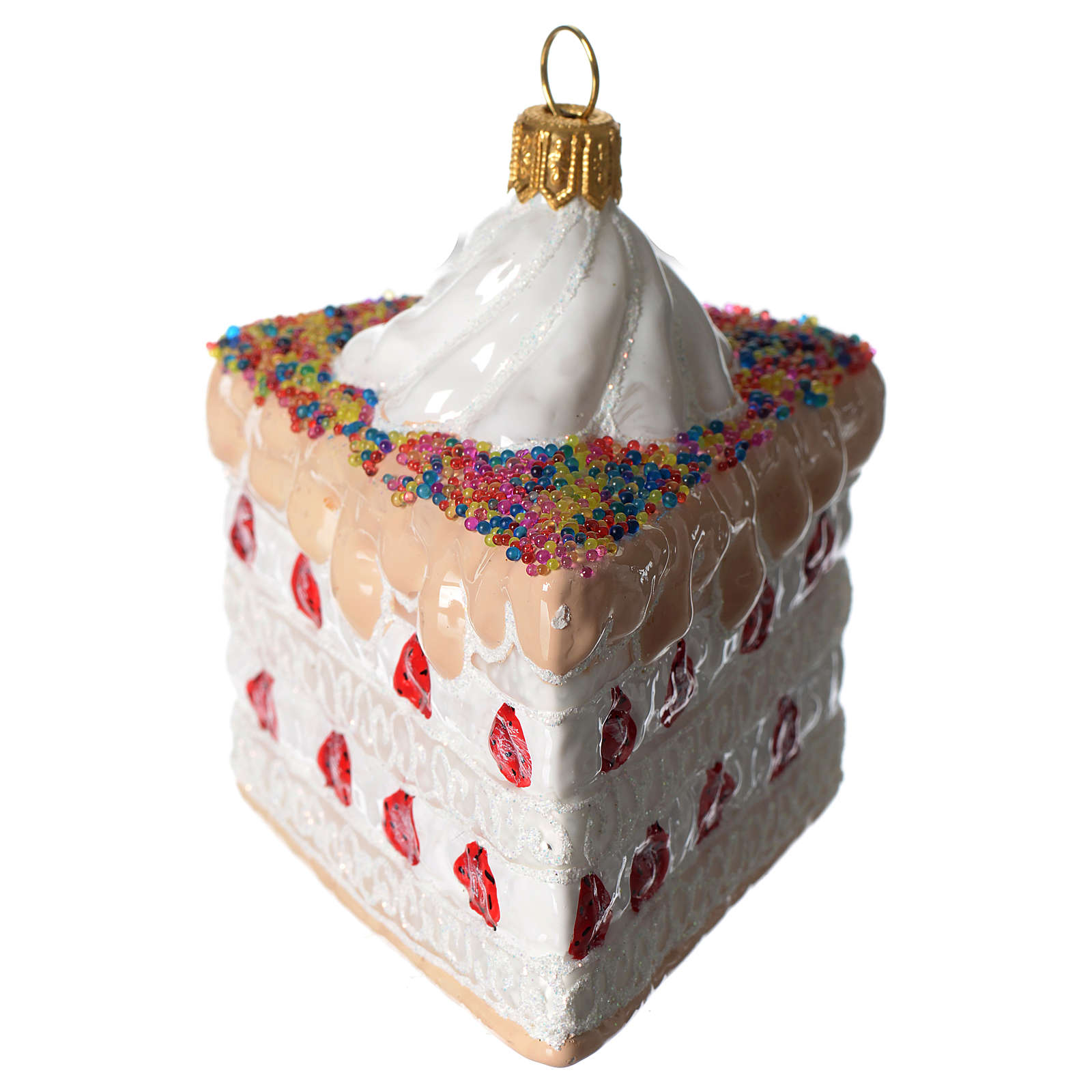 Part De Gateau D Anniversaire Decoration Verre Souffle Vente En Ligne Sur Holyart