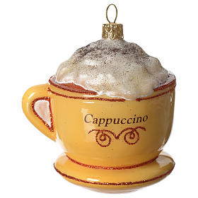 Cappuccino décoration verre soufflé Sapin Noël