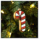 Candy cane glass blown Christmas tree decoration s2