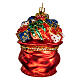 Santa Claus Gift Bag glass blown Christmas tree decoration s5