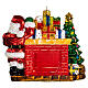 Santa Claus chimenea Árbol adorno vidrio soplado Árbol Navidad s5