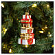 Presentes de Natal adorno para árvore Natal vidro soprado s2