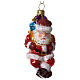 Décoration de Père Noël, jouet mignon en parachute, décoration de Père Noël, décoration à suspendre pour sapin de Noël, cadeau de Noël (Somersault