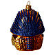 Mask of Tutankhamun, Christmas tree decoration in blown glass s4