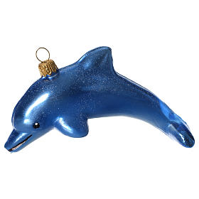 Delfín adorno vidrio soplado Árbol Navidad