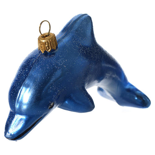 Blown Glass Dolphin Christmas Ornament Online Sales On