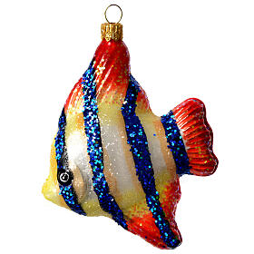 Angelfish, Christmas tree decoration in blown glass