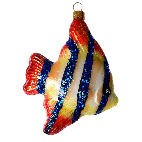 Angelfish, Christmas tree decoration in blown glass 4