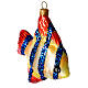 Angelfish, Christmas tree decoration in blown glass s3