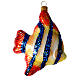 Angelfish Christmas ornament blown glass s4