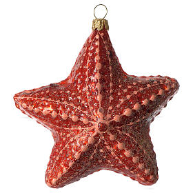 Étoile de mer décoration verre soufflé Sapin Noël