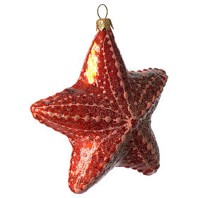 Étoile de mer décoration verre soufflé Sapin Noël