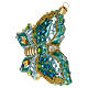 Butterfly, Christmas tree decoration in blown glass s4