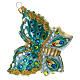 Butterfly, Christmas tree decoration in blown glass s5