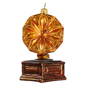 Gramophone, Christmas tree decoration in blown glass