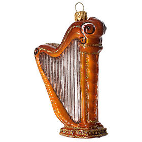 Décorations sapin verre soufflé: Harpe décoration verre soufflé Sapin Noël